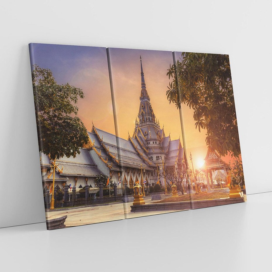 Obraz na płótnie 120x80 - Klasztor: Spokój Wschodnich Przestrzeni - klasztor, Azja