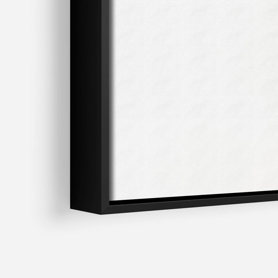 Obraz w ramie 50x50 - Przyjemność dla Oczu - złote, liście - rama czarna