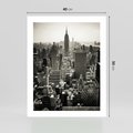 Plakat bez ramy 40x50 - Dusza wielkiego miasta - Manhattan, Nowy Jork