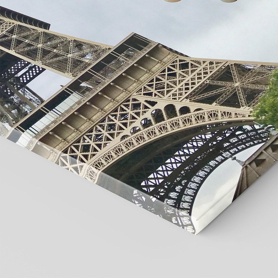 Obraz na płótnie 50x70 - Delikatność kolorów - wieża, Eiffla