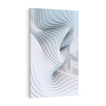 Obraz na płótnie 80x120 - Abstrakcyjne Przestrzenie - geometria, 3D