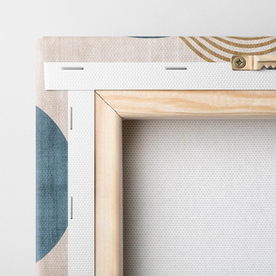 Obraz na płótnie 100x70 - Melodia ukrytych snów - retro grafika, styl mid-century