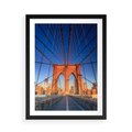 Plakat w ramie 50x70 - Most architektoniczne arcydzieło - most, architektura - rama czarna