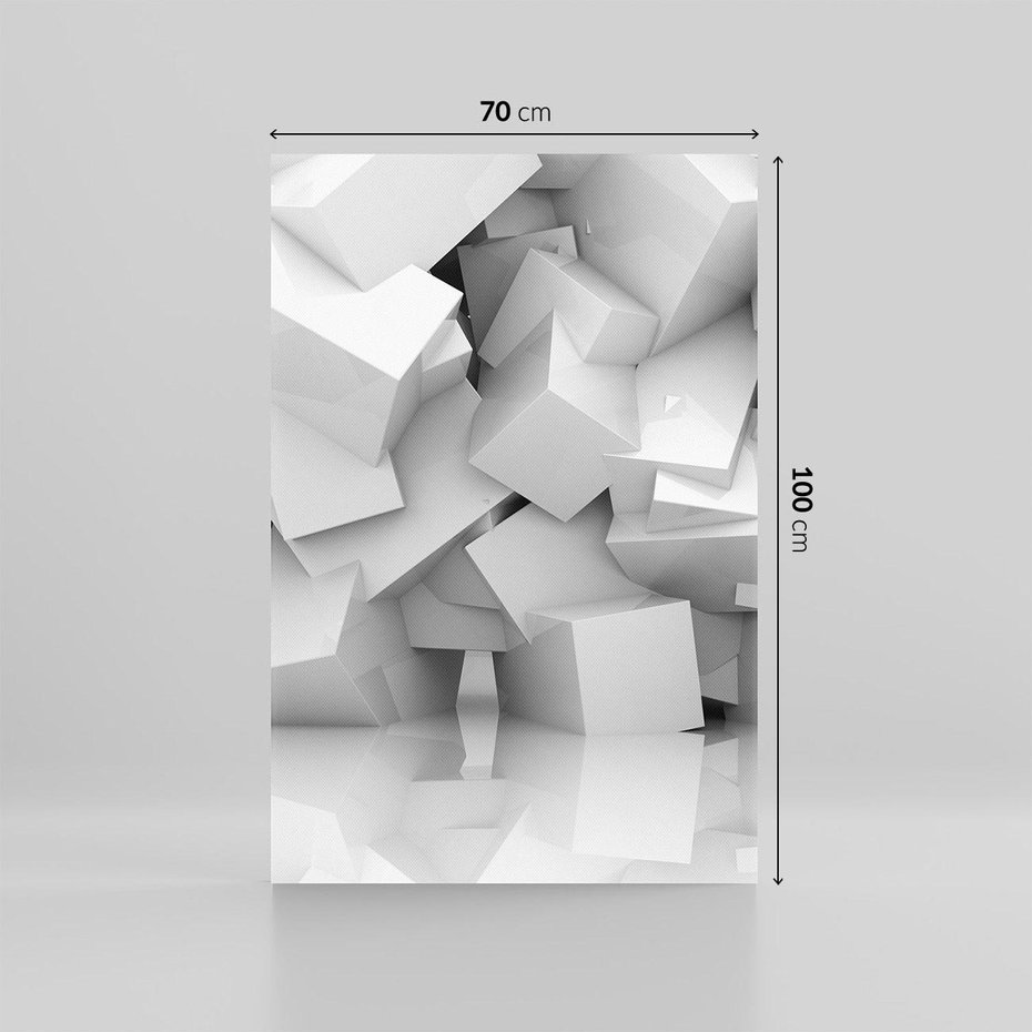 Obraz na płótnie 70x100 - Odkryj niezwykłą formę - 3D, abstrakcja