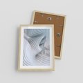 Plakat w ramie 30x40 - Abstrakcyjne Przestrzenie - geometria, 3D - rama drewno