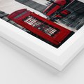 Plakat w ramie 30x40 - Londyński Klimat Telefoniczny - Londyn, telefon - rama biała