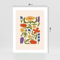 Plakat bez ramy 30x40 - Minimalistyczna Harmonia - kwiaty, sztuka nowoczesna