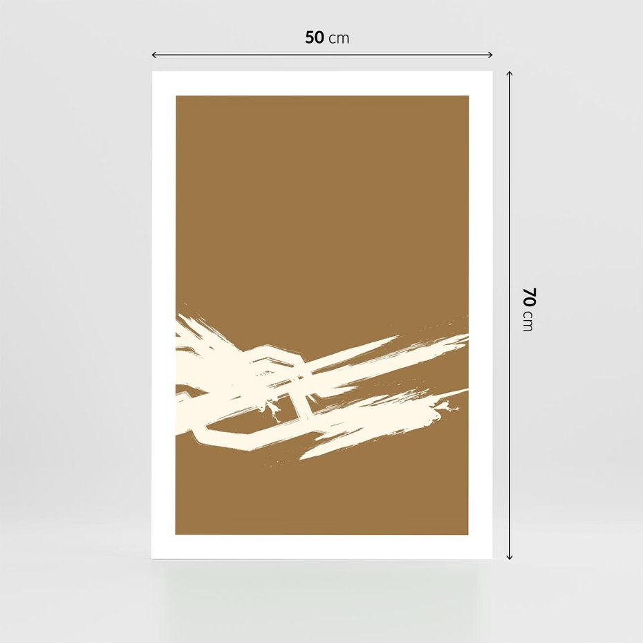 Plakat bez ramy 50x70 - Taniec Energii - abstrakcyjne kreski, maźnięcia