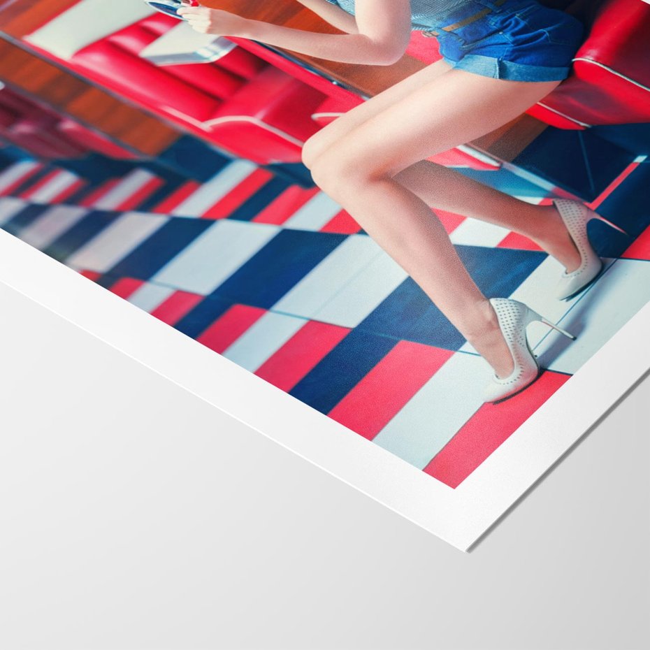 Plakat bez ramy 21x30 - Ikoniczna Uroda - retro, Marylin Monroe