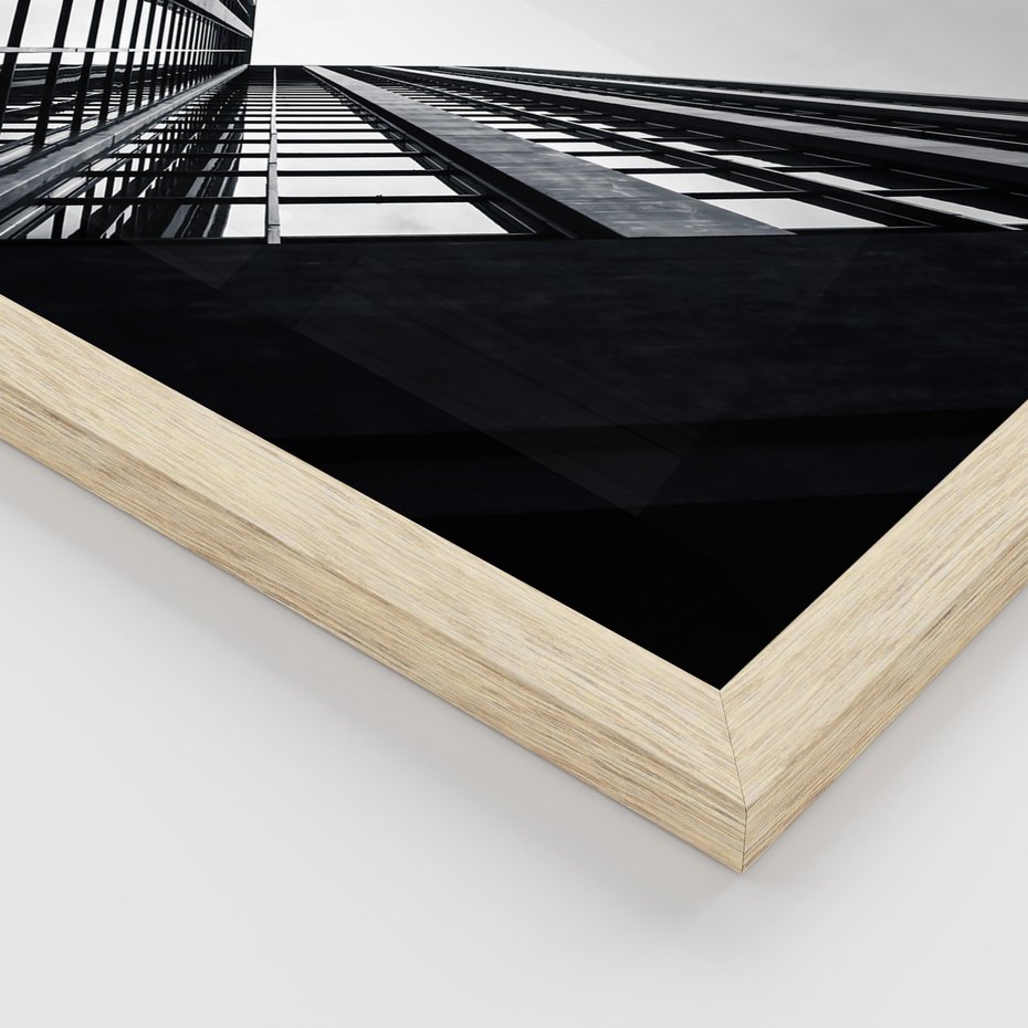 Zestaw obrazy w ramie 50x70 galeria - Miasto, Nowy, Jork, architektura - rama drewno