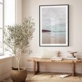 Plakat bez ramy 30x40 - Mglista Plaża - plaża, mglisty krajobraz