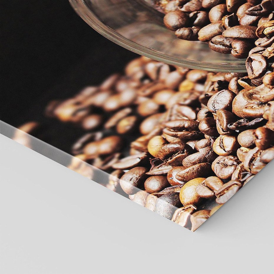 Obraz na płótnie 120x80 - Kawa - zmysłowy napój - kawa, ziarna