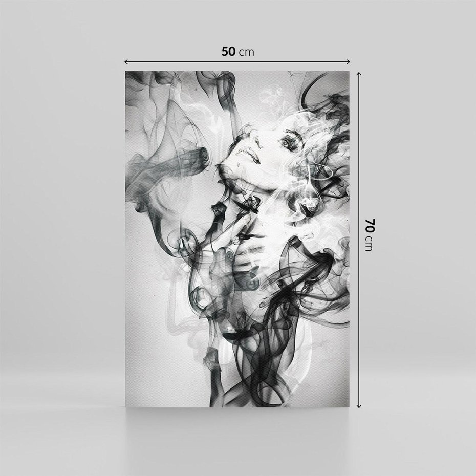 Obraz na płótnie 50x70 - Abstrakcja kobiecego piękna - abstrakcja, kobieta