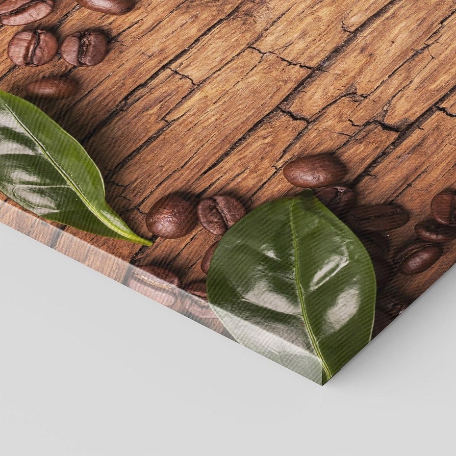 Obraz na płótnie 120x80 - Zmysłowa kawa: aromat i smak - kawa