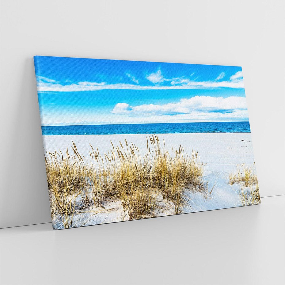 Obraz na płótnie 120x80 - Błogi Relaks - Łeba, bałtyk