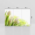 Obraz na płótnie 120x80 - delikatność kwiatów - tulipany, kwiat