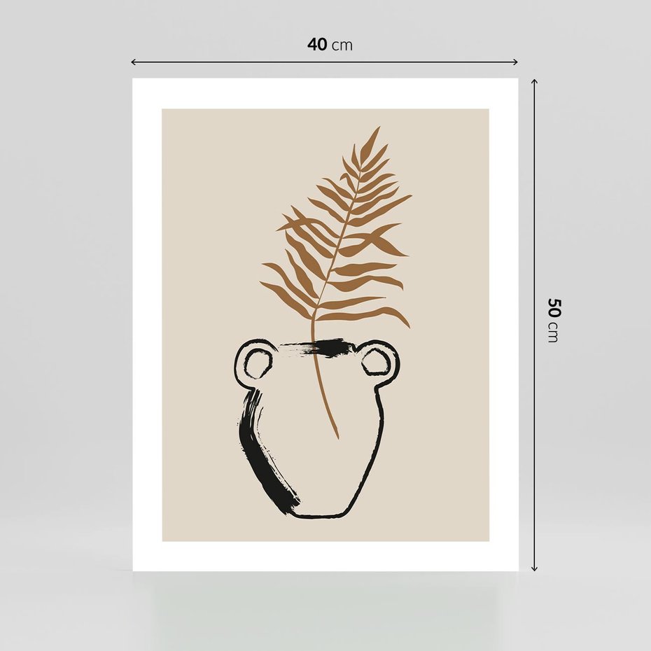 Plakat bez ramy 40x50 - Wewnętrzne Opowieści - boho, nowoczesna sztuka