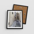 Plakat w ramie 40x50 - Uroki Włoskiej Uliczki - włoska, uliczka - rama czarna