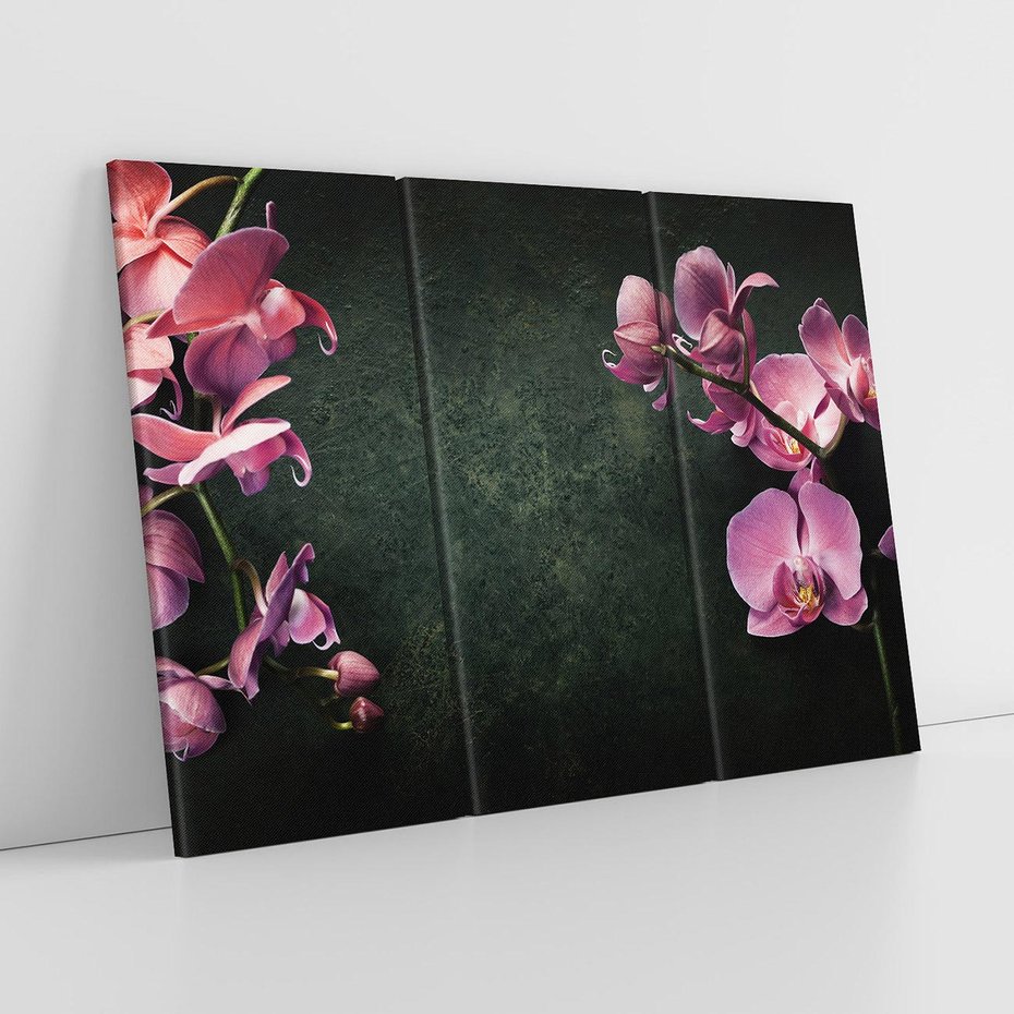 Obraz na płótnie 120x80 - Harmonia i relaks - orchidea, kwiat