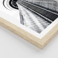 Plakat w ramie 40x50 - Perspektywa Wieży - architektura, wieża - rama drewno