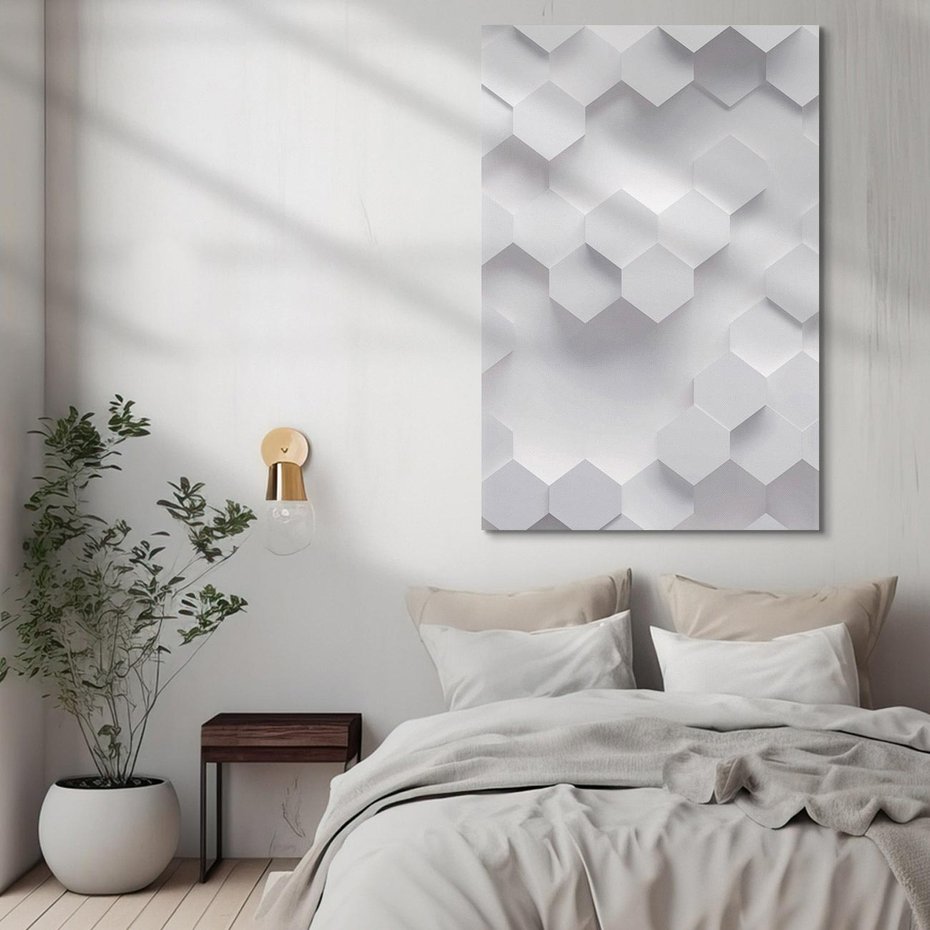 Obraz na płótnie 70x100 - Kreatywna Forma - geometryczny, 3D