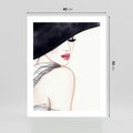 Plakat bez ramy 40x50 - Stylowa Ekspresja - kobieta, moda