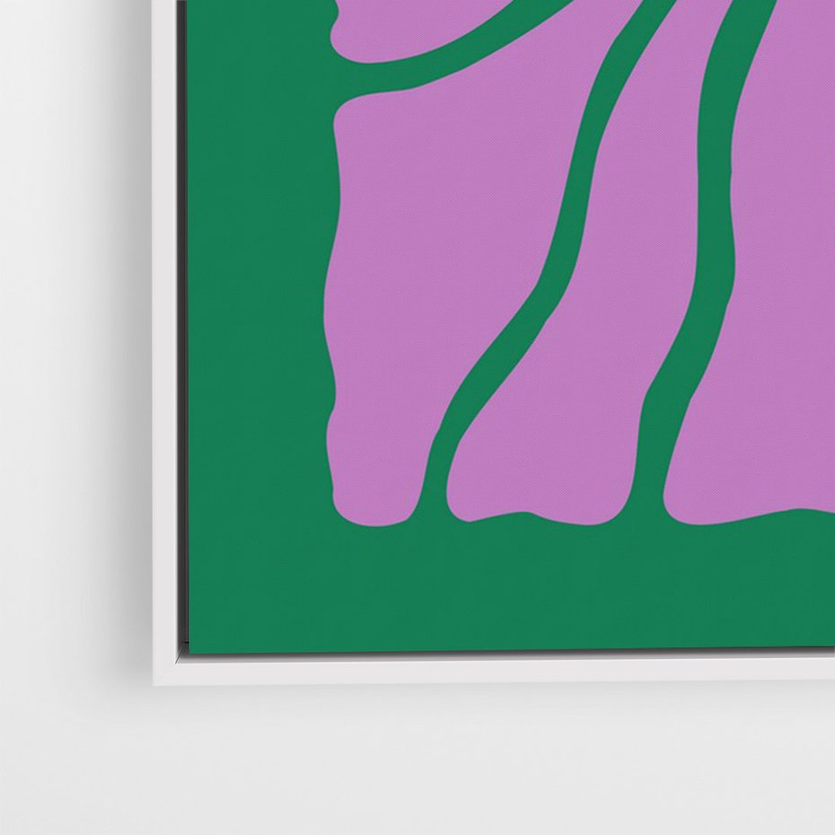 Obraz w ramie 70x100 - Bezczasowe Impresje - abstrakcyjny plakat, boho styl - rama biała