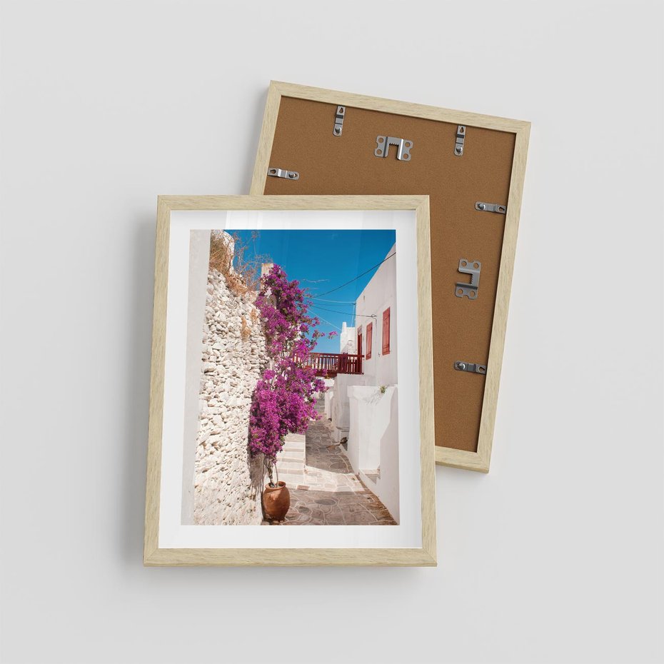 Plakat w ramie 30x40 - Chorwackie Wakacje - Chorwacja, wakacje - rama drewno