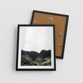 Plakat w ramie 40x50 - Górska Potęga - górski krajobraz, góry - rama czarna