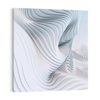 Obraz na płótnie 50x50 - Abstrakcyjne Przestrzenie - geometria, 3D