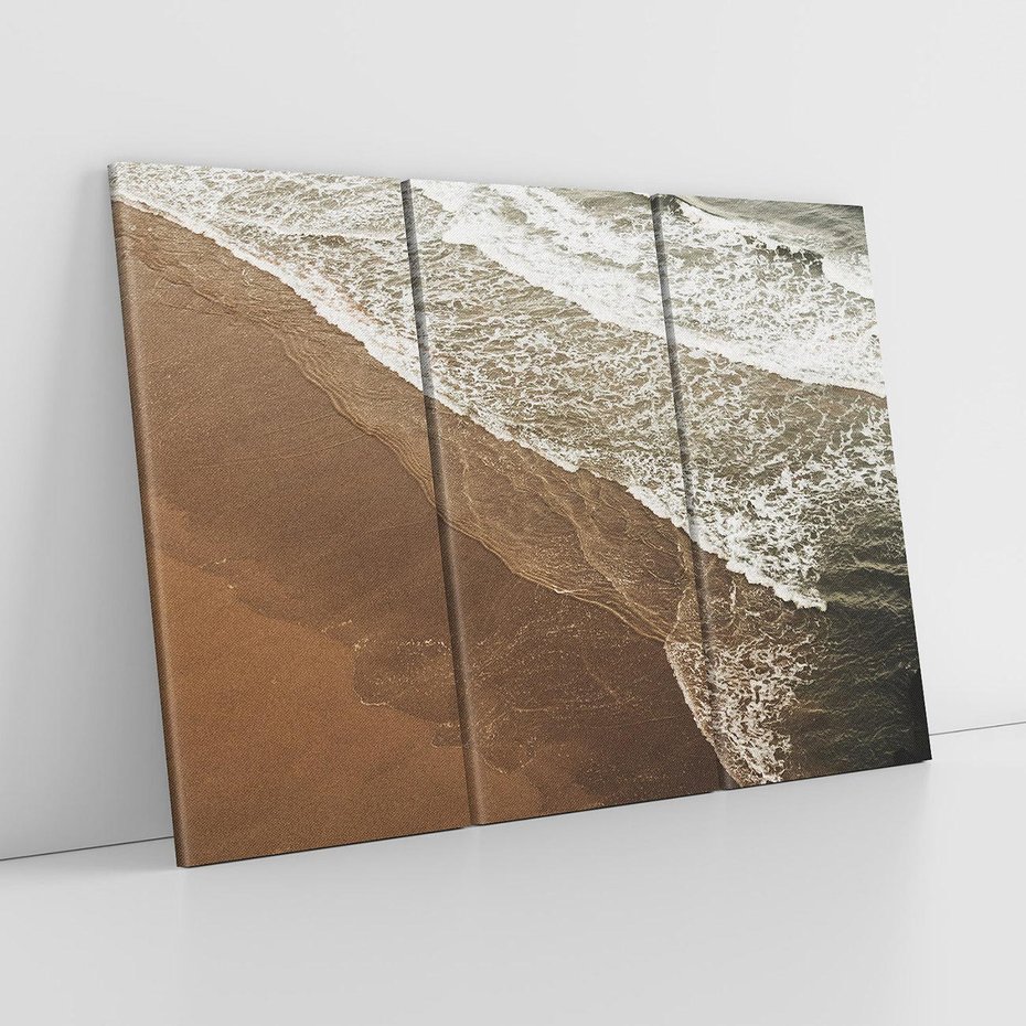 Obraz na płótnie 120x80 - Spokój nad plażą - plaża, morze