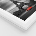 Plakat w ramie 40x50 - Elegancja Wieży - wieża, Eiffla - rama biała