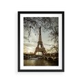 Plakat w ramie 30x40 - Uroczystość w Paryżu - Paryż, wieża - rama czarna