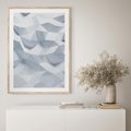 Plakat w ramie 40x50 - Trójwymiarowa geometria - geometria, 3d - rama drewno