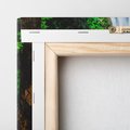 Obraz na płótnie 30x30 - : Moc Natury - wodospad, rzeka