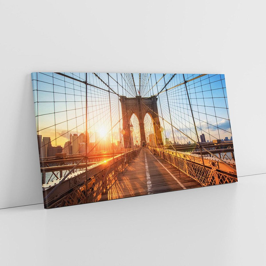 Obraz na płótnie 140x70 - Mosty Manhattanu - most, Nowy Jork