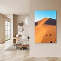 Obraz na płótnie 80x120 - Piasek pustyni wędruje - pustynia, piasek