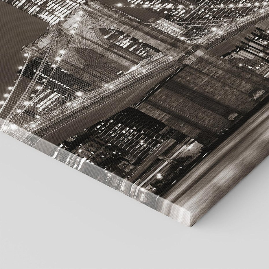 Obraz na płótnie 80x120 - Magia miasta nocą - miasto, noc