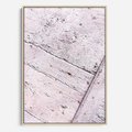 Obraz w ramie 50x70 - Nowoczesna Elegancja - beton, struktura - rama drewno