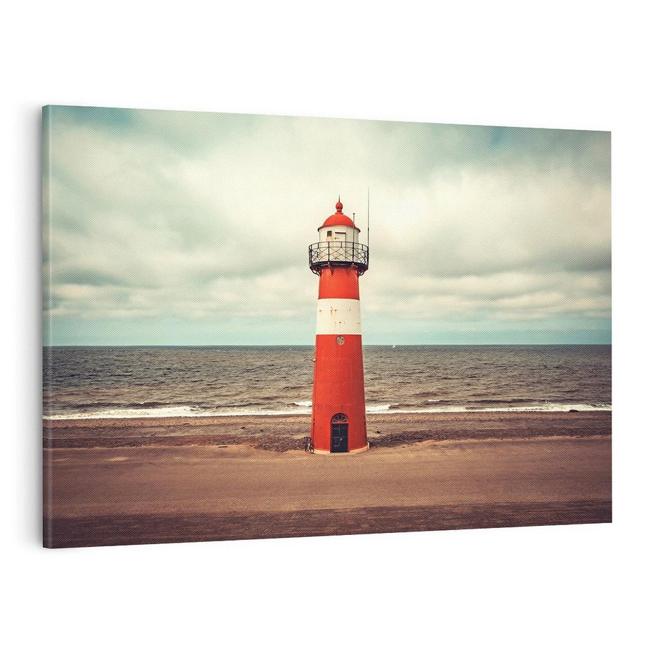 Obraz na płótnie 70x50 - Retro Urok Morza - fotografia w stylu retro, vintage