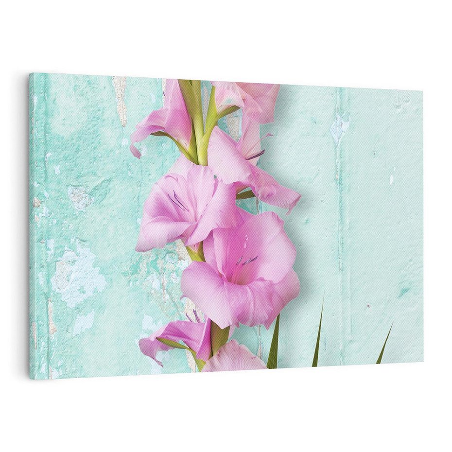 Obraz na płótnie 100x70 - Piękno w delikatności - kwiaty, różowe