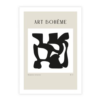 Plakat bez ramy 40x50 - Boho Szepty - boho plakat, minimalizm