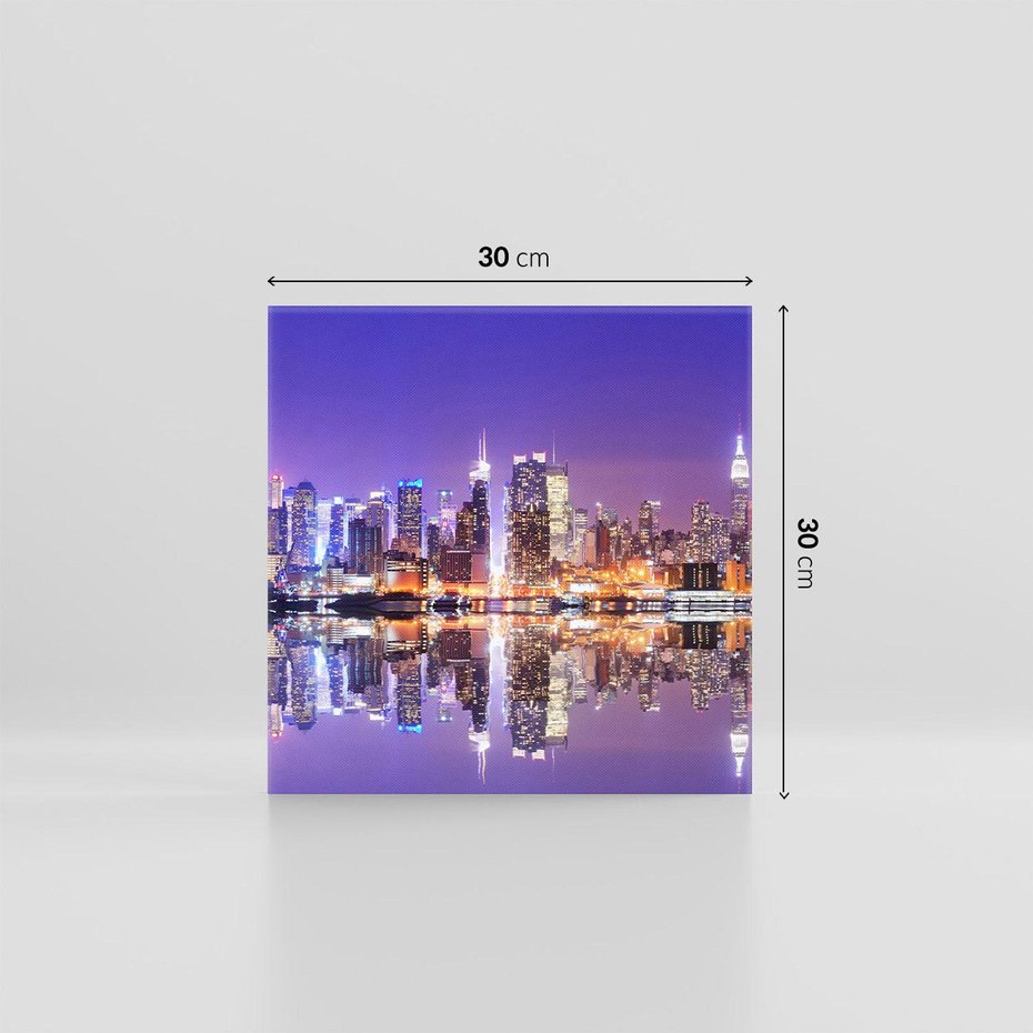 Obraz na płótnie 30x30 - Dynamiczne miasto - Nowy Jork - USA, miasto