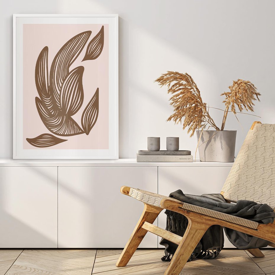 Plakat bez ramy 50x70 - Nowoczesne Harmonie - skandynawski styl, plakat