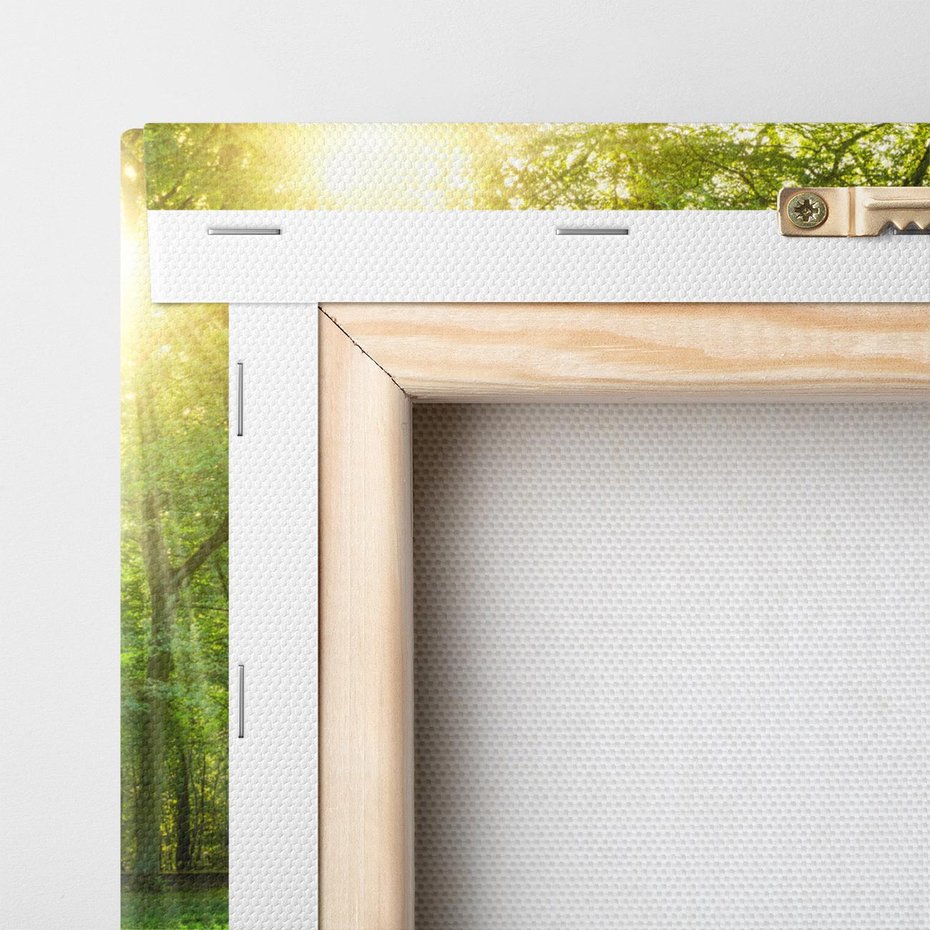 Obraz na płótnie 120x60 - Moc lasu - las, drzewa