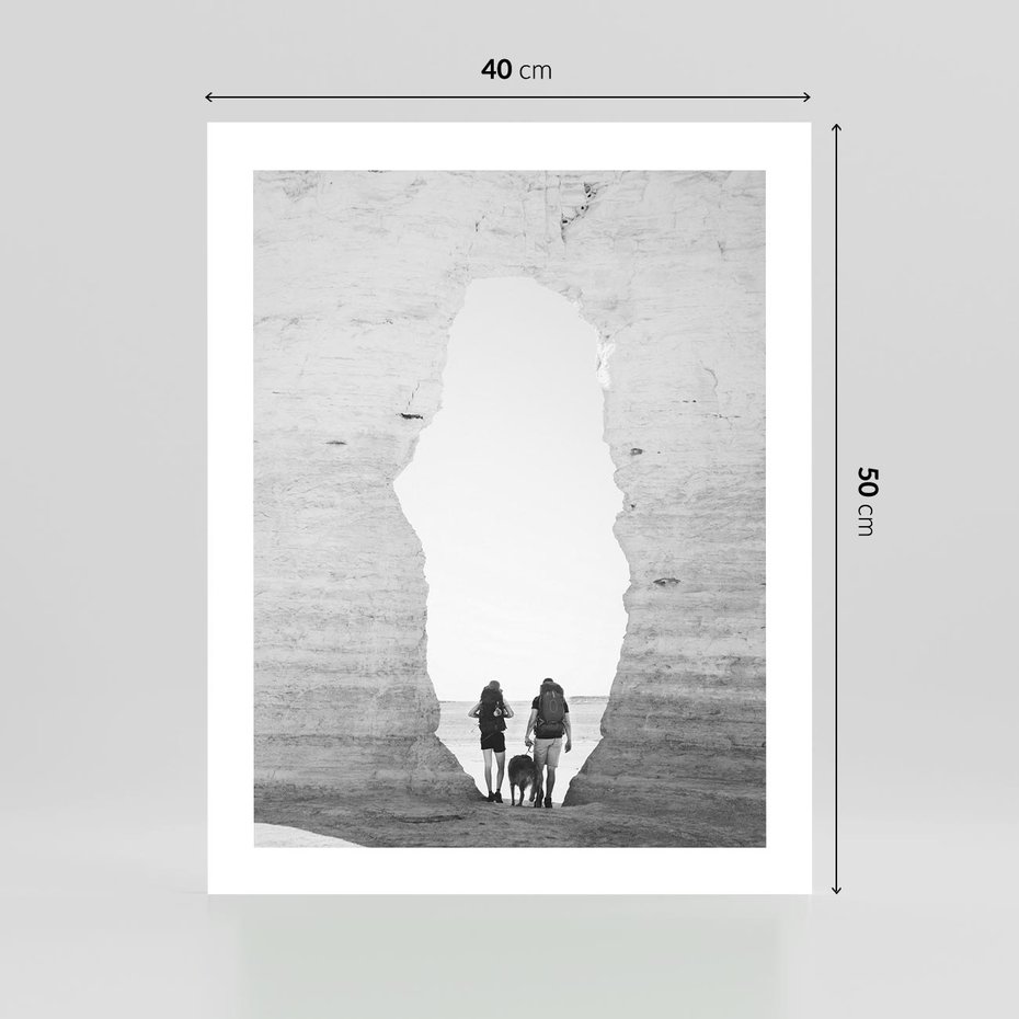 Plakat bez ramy 40x50 - Podróżna Eksploracja - Echa Przygody