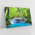 Obraz na płótnie 100x70 - Tajemniczy wodospad w tajskim lesie - Tajlandia, wodospad