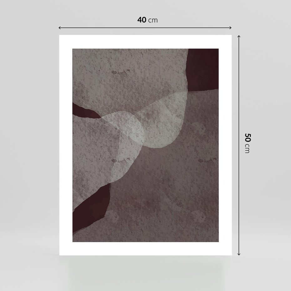 Plakat bez ramy 40x50 - Obce Odcienie - mroczny plakat, nowoczesne wnętrza