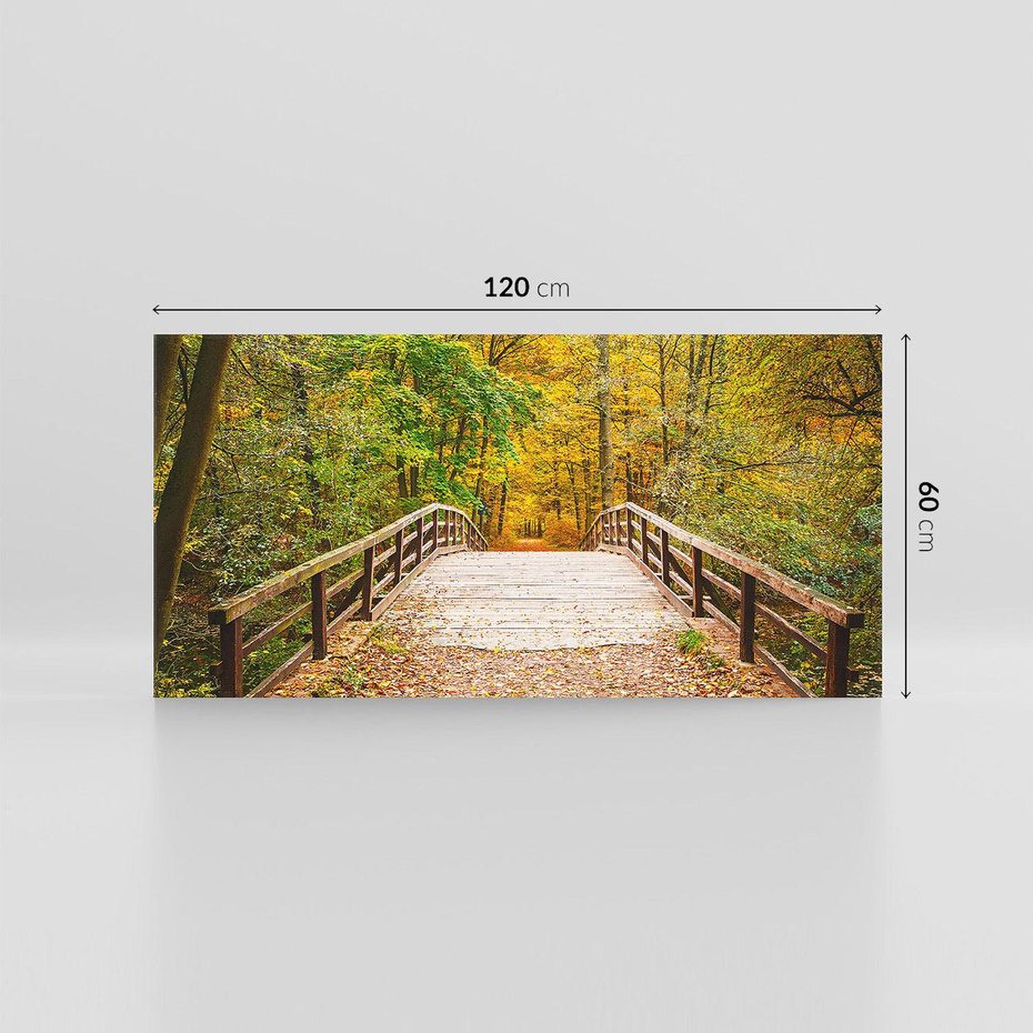 Obraz na płótnie 120x60 - Spacer Ścieżką w Las - ścieżka, spacer