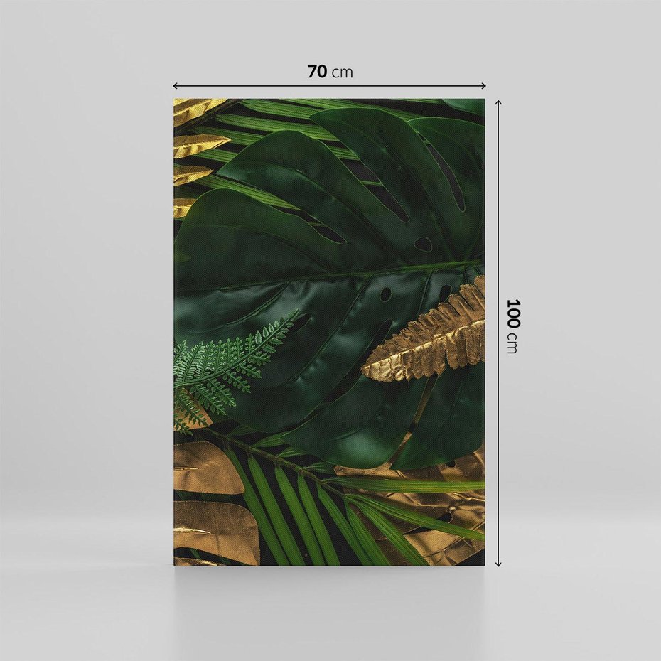 Obraz na płótnie 70x100 - Monstera Liście Kwiat - monstera, liście